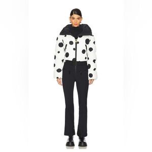 Goldbergh Ski Suit Jumpsuit Dot Cream & Black NWT US 6 Waterproof